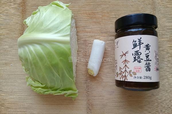 酱炒包菜的做法图解2
