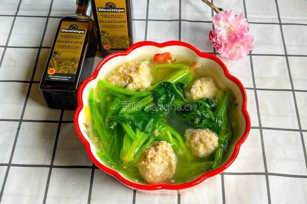 菠菜猪肉丸子汤的做法图解6