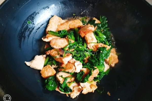 菠菜豆腐（奥莱奥特级初榨橄榄油）的做法图解13