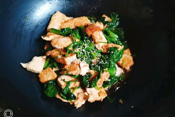 菠菜豆腐（奥莱奥特级初榨橄榄油）的做法图解15