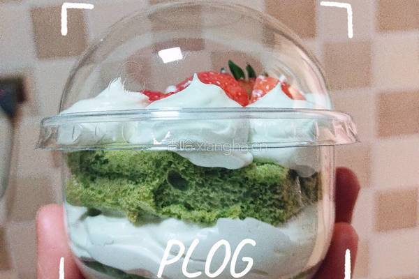 斑斓草莓蛋糕杯的做法图解12
