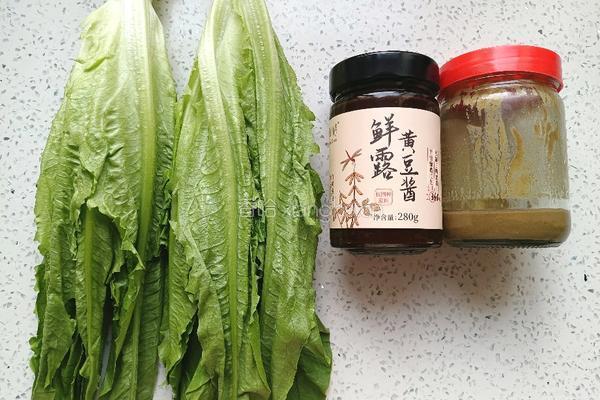 酱拌油麦菜的做法图解2