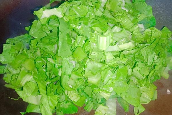 肉末炒春芥菜的做法图解7