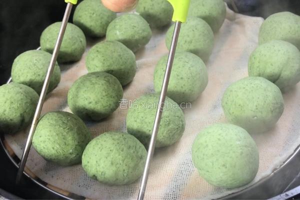 奶香山药青团的做法图解11