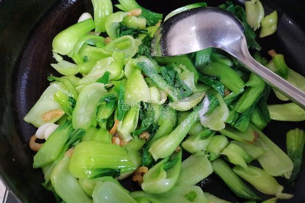 海米烧油菜的做法图解13