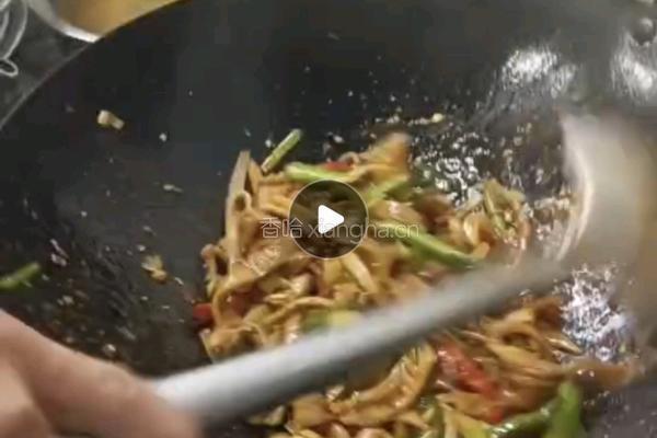 爆炒羊肚的做法图解5