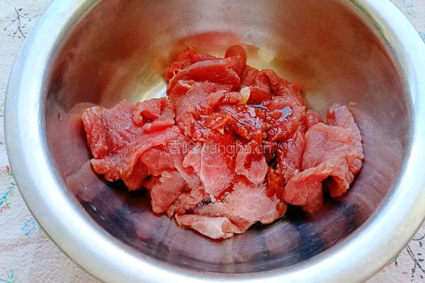 小炒牛肉的做法图解3