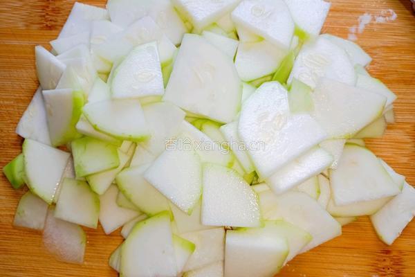 肉片炒蒲瓜的做法图解2