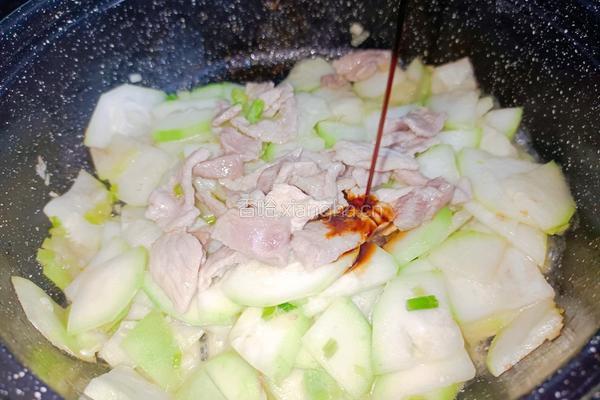 肉片炒蒲瓜的做法图解11