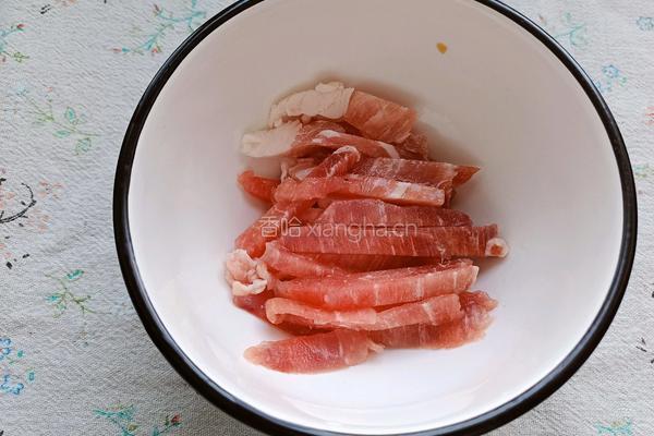 芸豆炒肉丝的做法图解3