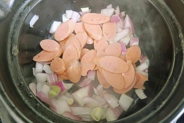 火腿丝瓜汤的做法图解4
