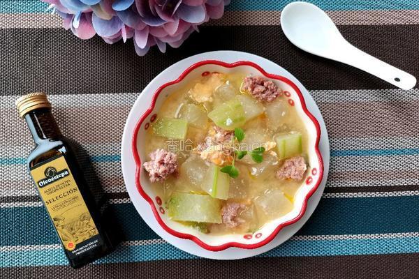 咸蛋冬瓜肉丸汤的做法图解10
