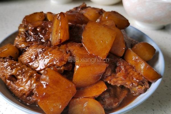 土豆红烧鸡翅的做法图解6