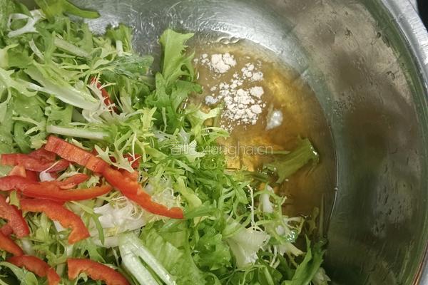 生拌苦菊的做法图解2