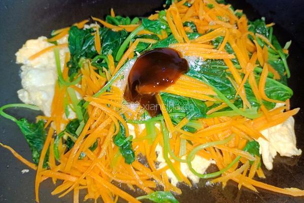 鸡蛋炒菠菜的做法图解10