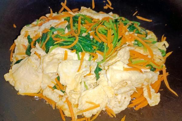 鸡蛋炒菠菜的做法图解11