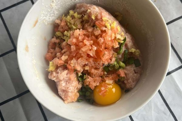 茄花肉沫的做法图解3