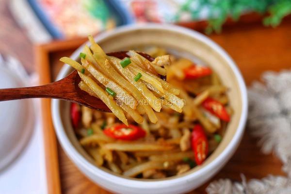 土豆丝炒肉的做法图解15