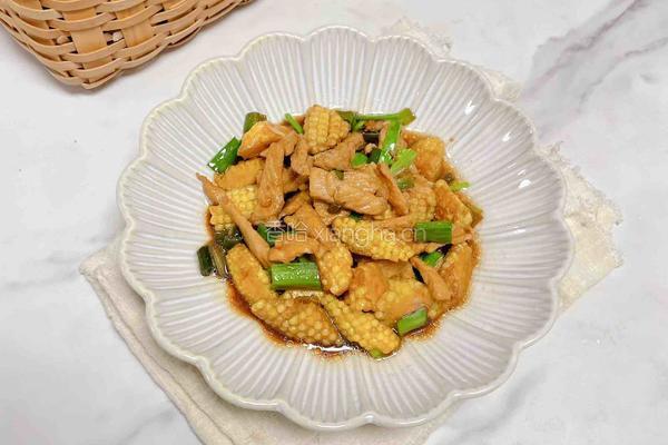玉米笋炒肉片