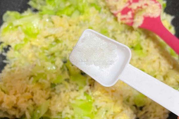 包菜蛋炒饭的做法图解10
