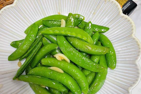 清炒甜豆的做法图解9