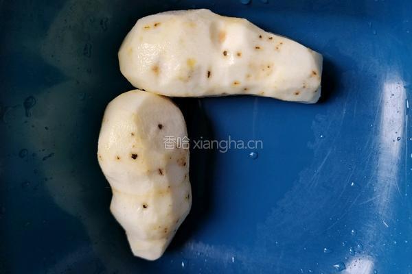 香煎毛薯饼的做法图解2