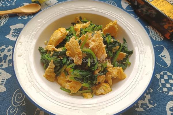 橄榄油菠菜炒鸡蛋的做法图解12