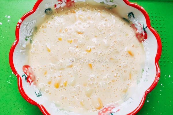 香煎芝香玉米饼的做法图解6
