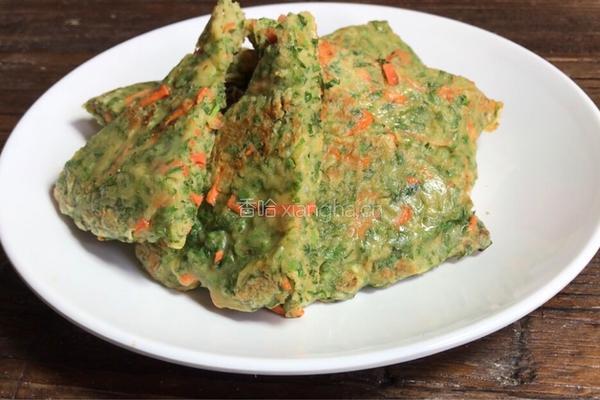 胡萝卜缨软饼的做法图解9