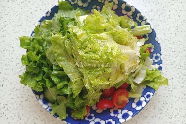 橄榄油拌生菜的做法图解8