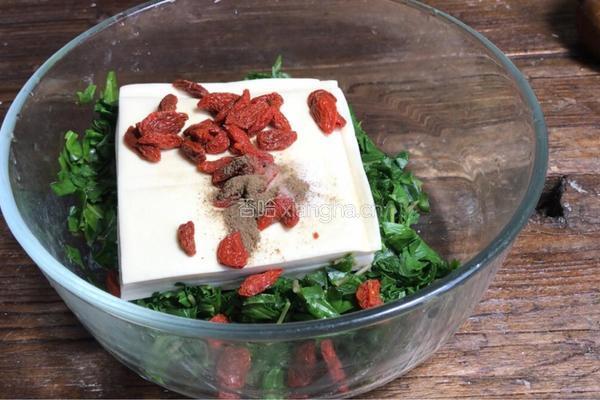 马兰头拌豆腐的做法图解9