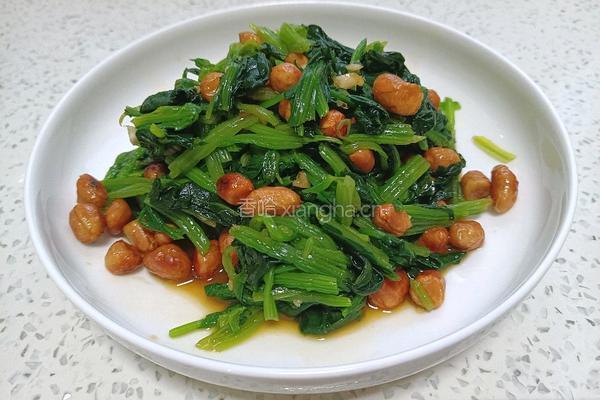 花生拌菠菜的做法图解12