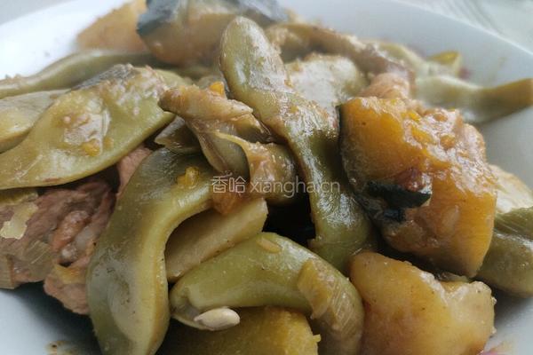 窝瓜炖豆角的做法图解10