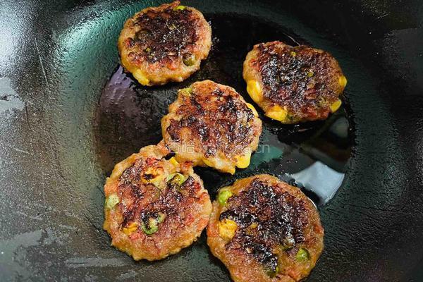 烧烤味时蔬肉饼 的做法图解8