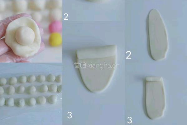 中式传统点心～荷花酥的做法图解4