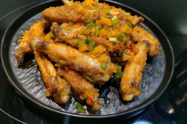 蟹黄鸡翅的做法图解9