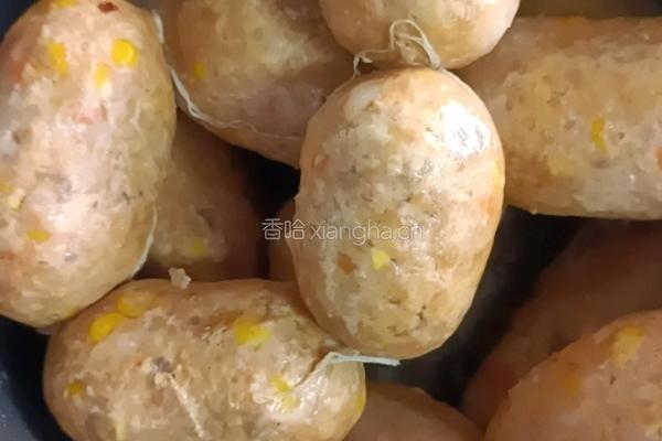 脆皮烤肠的做法图解4