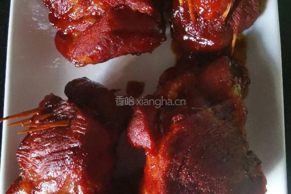 蜜汁蛋黄叉烧的做法图解9