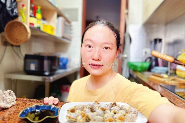 白灼花螺的做法图解5