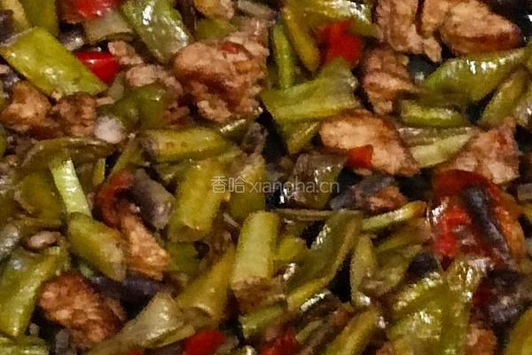 四季豆炒肉的做法图解5