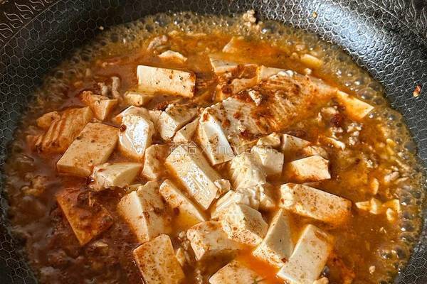 麻婆豆腐的做法图解5