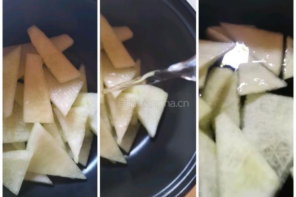 西瓜皮甜汤的做法图解2