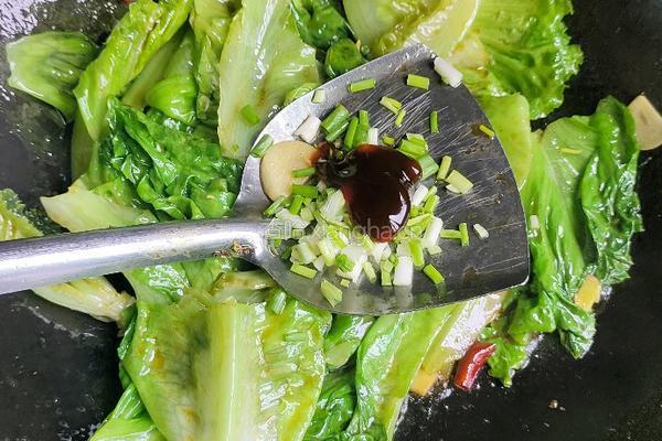 爆炒生菜的做法图解7