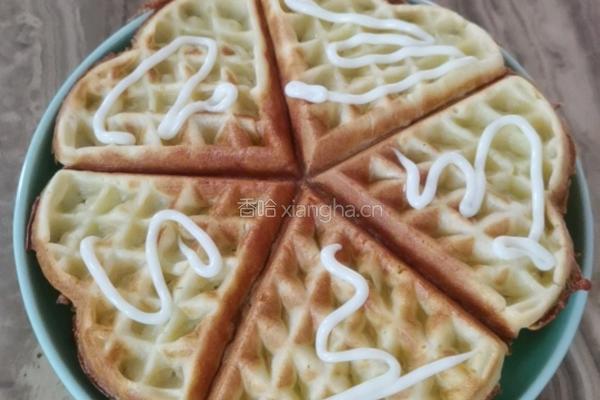 华夫饼（无泡打粉版本）的做法图解3