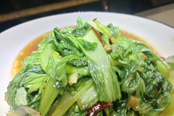 辣炒小青菜的做法图解11