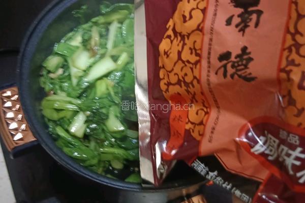 辣炒小青菜的做法图解10
