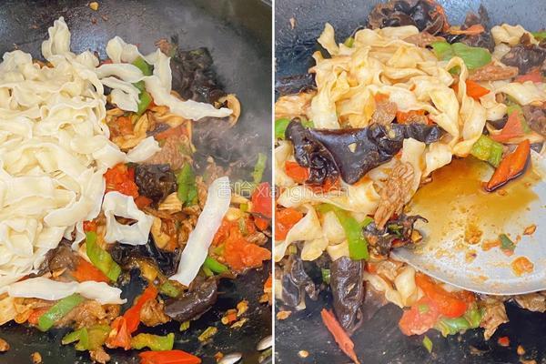 牛肉炒面的做法图解5