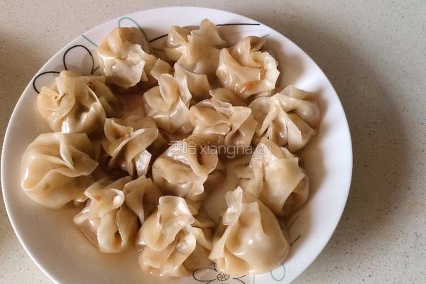 馄饨皮小蒸包