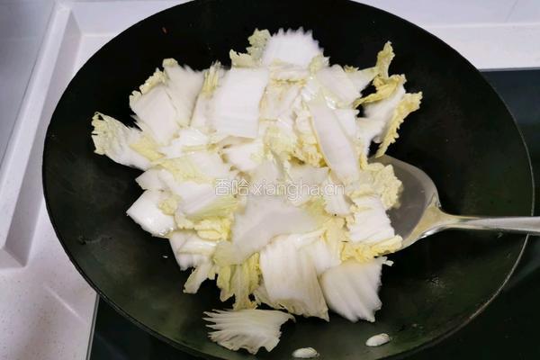 素烧白菜的做法图解4