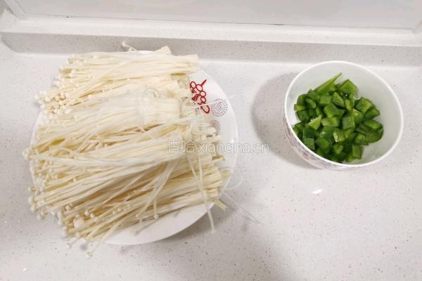 烧烤味金针菇的做法图解2